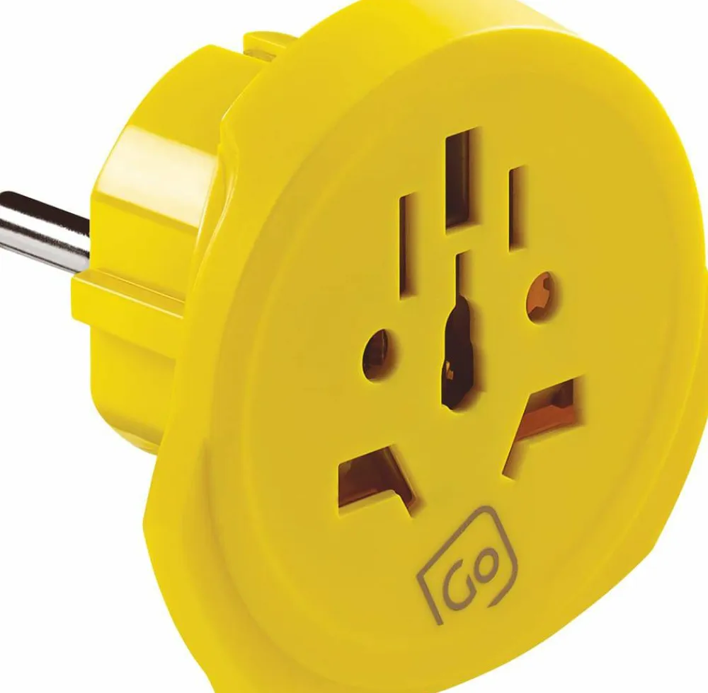 Hot Worldwide Adaptor + Twin USB-A Elektronik