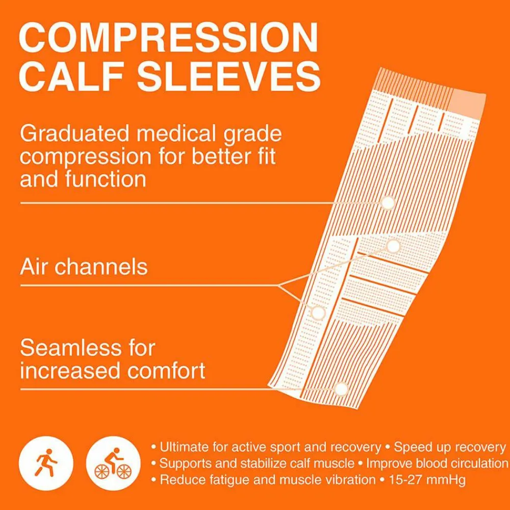 Gococo Compression Calf Sleeves White Online