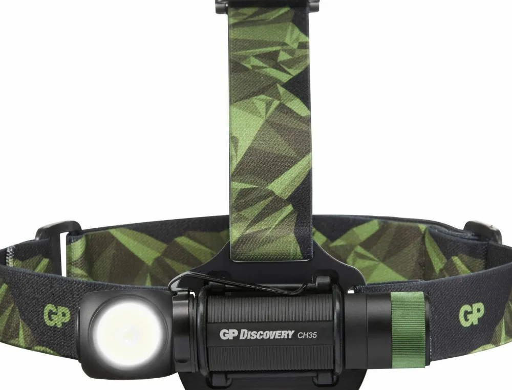 Clearance GP CHR35 Discovery Headlamp 600LM Nocolour Elektronik|Lampor & Lyktor