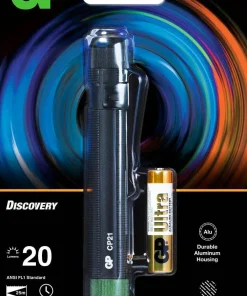 Sale GP Discovery Penlight 20lm CP21 Camping