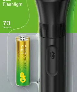 GP Batterier GP Everyday LED Flashlight 70lm C107 Black Best
