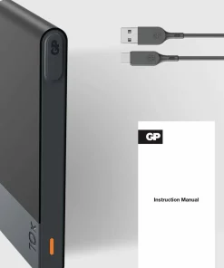 GP Batterier GP Powerbank M2 10000 mAh Black Grey New