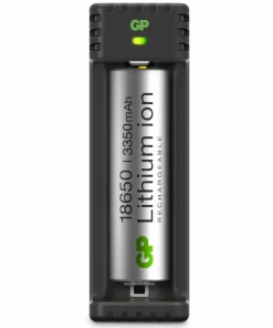 GP Batterier GP-Battery Li-ion 1 Slot Charger Black/Silver