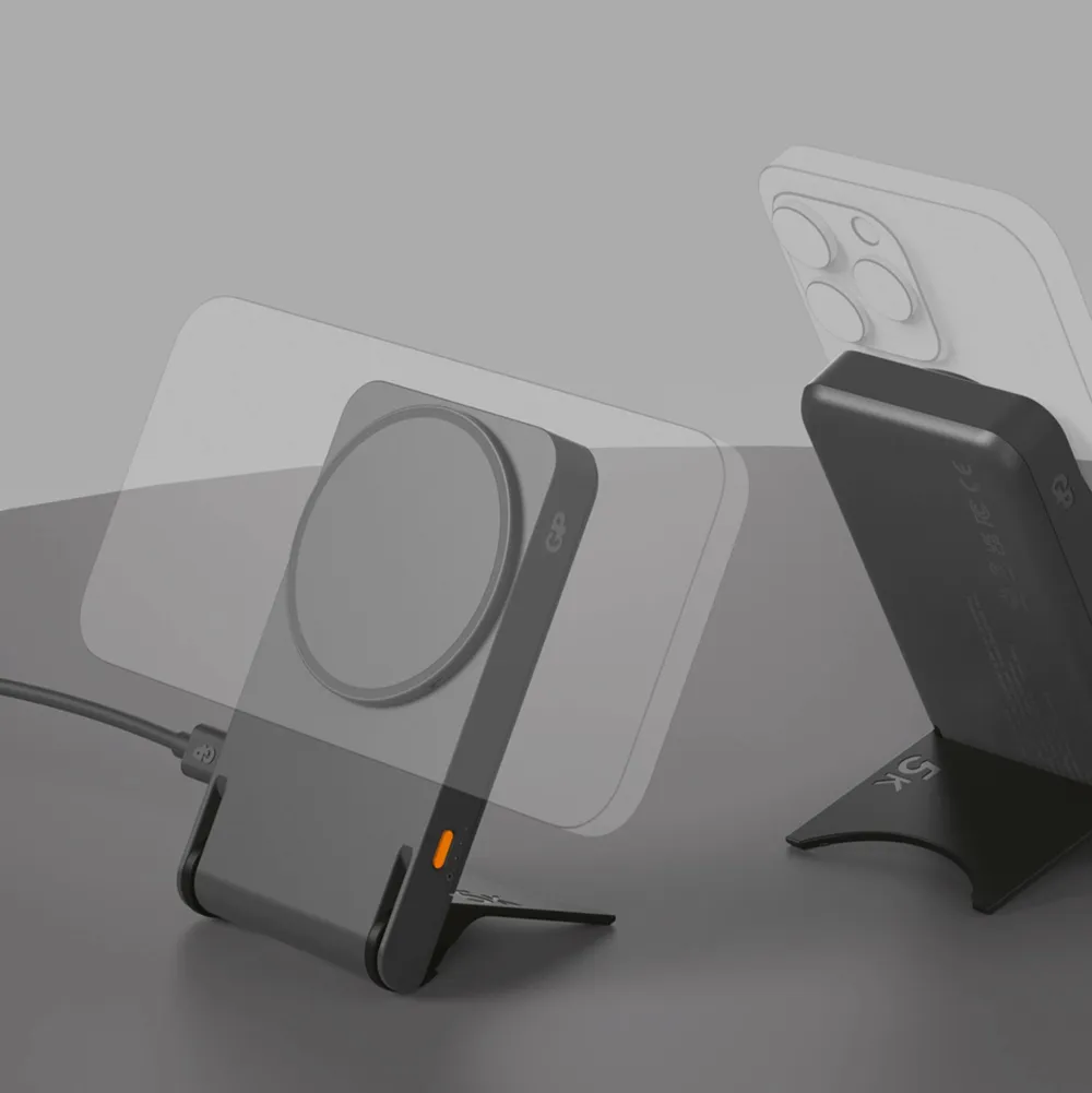 Magnetic Safe 2-In-1 Wireless Powerbank 5000 mAh Elektronik