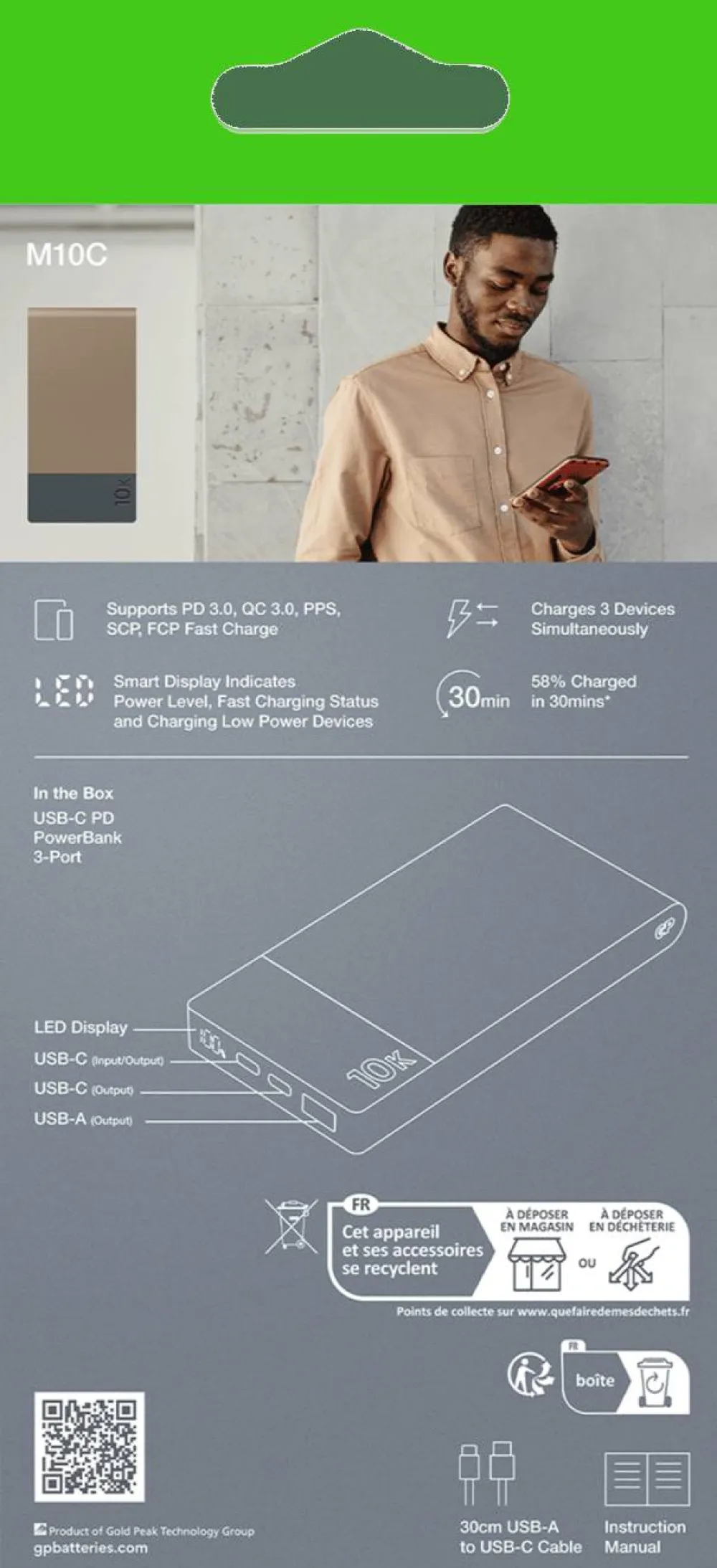 New Powerbank M2+ 10000 mAh Elektronik