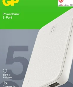 GP Batterier Powerbank Plus 5000 mAh Cream Clearance