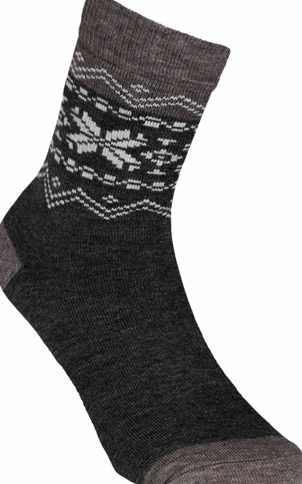 Gridarmor Heritage Merino Socks Mid Grey Melange Hot