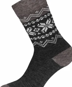 Gridarmor Heritage Merino Socks Mid Grey Melange Hot