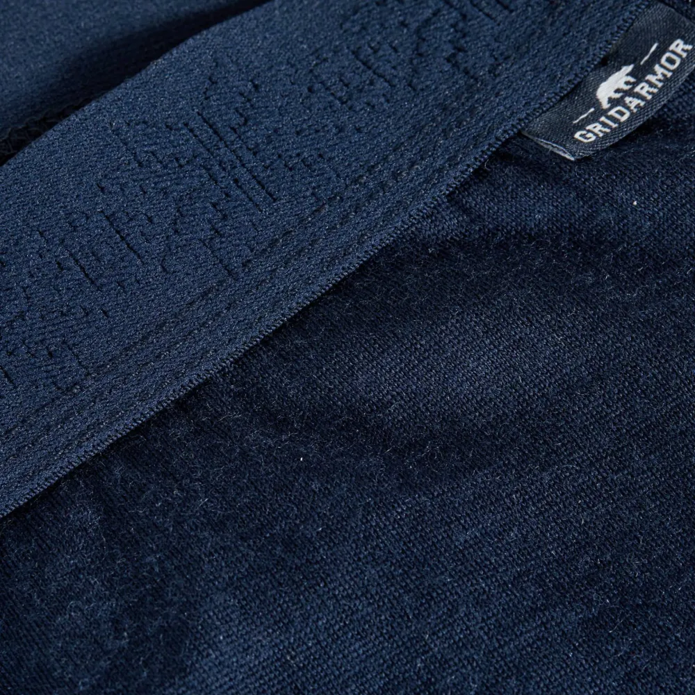 Gridarmor Juniors' Viks Wool Undertøy Set Navy Blazer