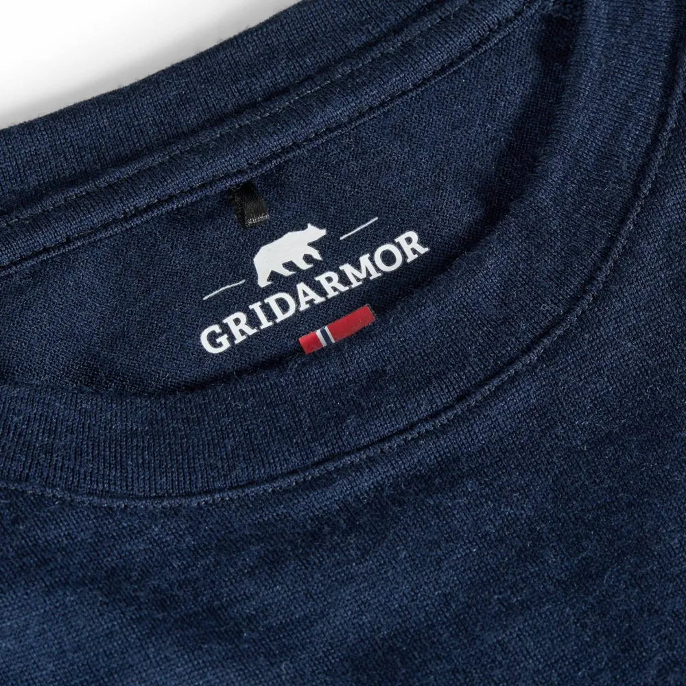 Gridarmor Juniors' Viks Wool Undertøy Set Navy Blazer