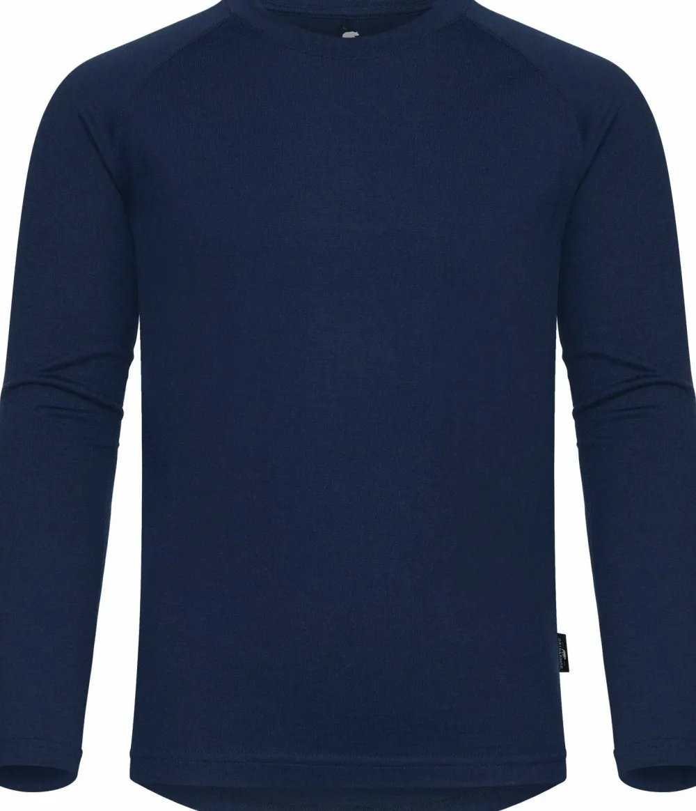 Gridarmor Juniors' Viks Wool Undertøy Set Navy Blazer