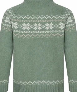 Discount Kids' Snøkrystall Round Neck Ullgenser Barn Barntröjor & Fleece