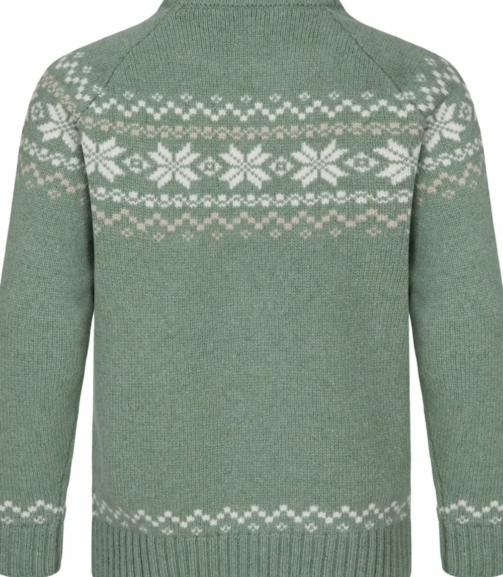 Discount Kids' Snøkrystall Round Neck Ullgenser Barn Barntröjor & Fleece