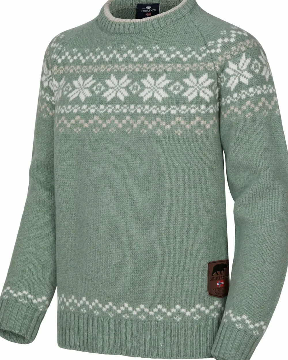 Discount Kids' Snøkrystall Round Neck Ullgenser Barn Barntröjor & Fleece