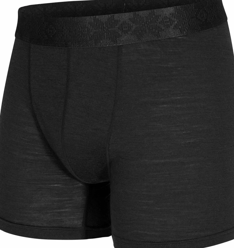 Gridarmor Men's Finse Merino Boxers Black Beauty