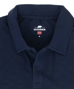 Outlet Men's Merino Wool Polo Tee Herrtröjor & Skjortor