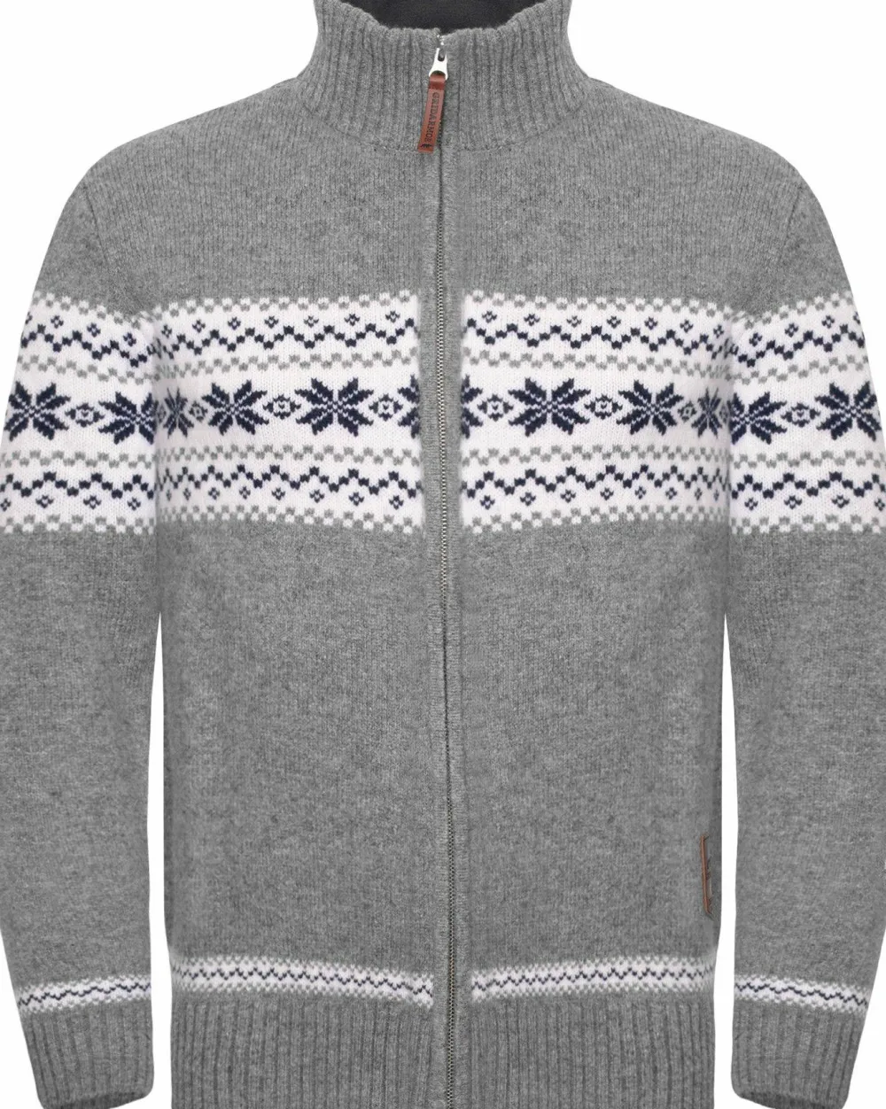 Clearance Men's Snøstjerne Full Zip Ullgenser Herrtröjor & Skjortor