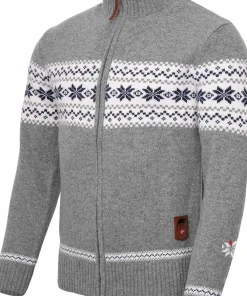 Clearance Men's Snøstjerne Full Zip Ullgenser Herrtröjor & Skjortor
