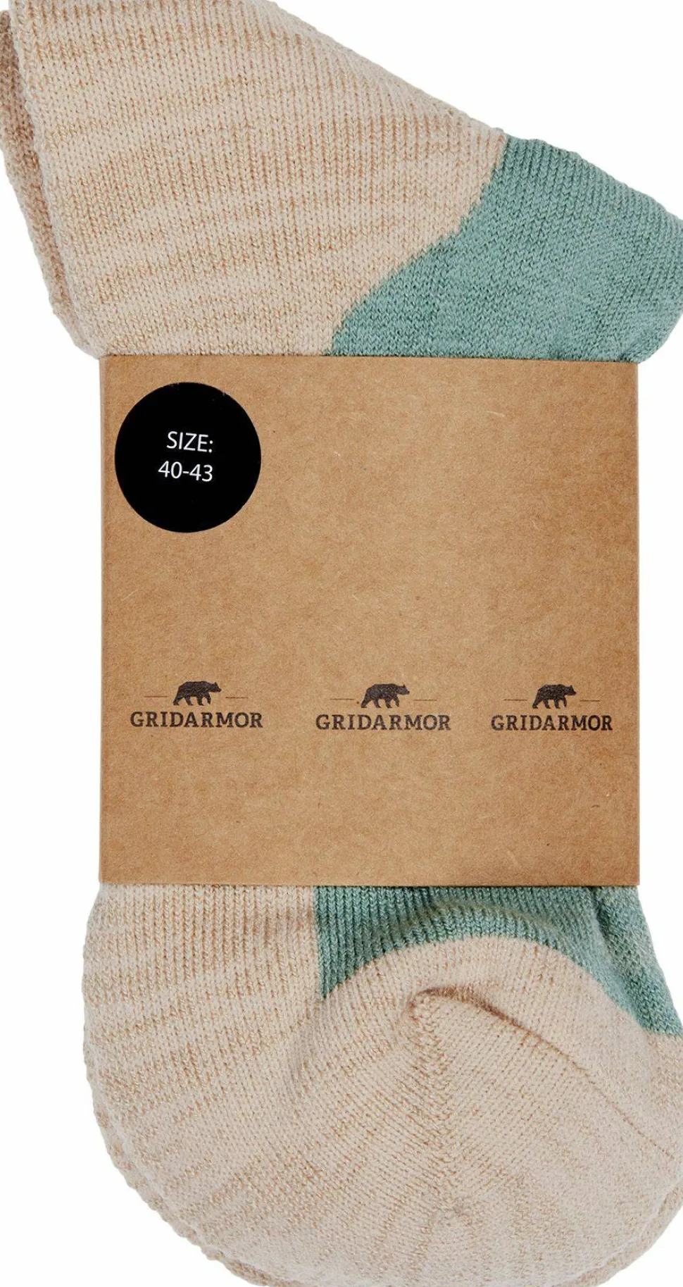 Gridarmor Merino Trekking Light Sock Green Bay