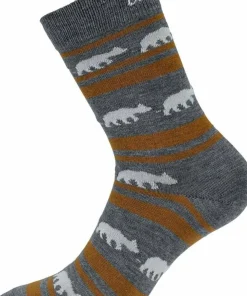Online Striped Bear Merino Socks Herrstrumpor