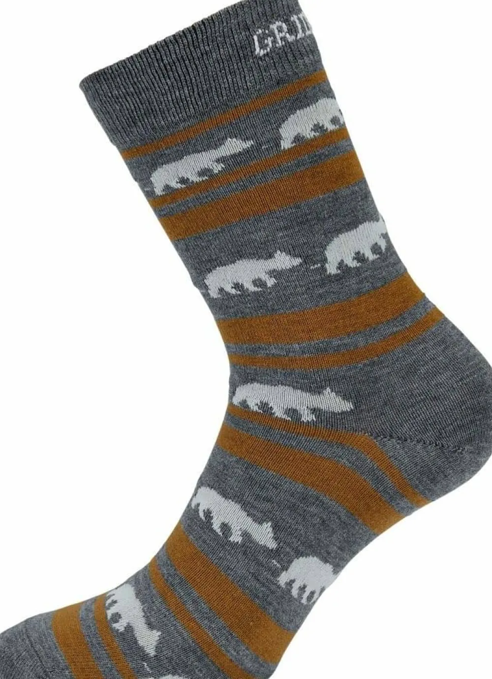 Online Striped Bear Merino Socks Herrstrumpor