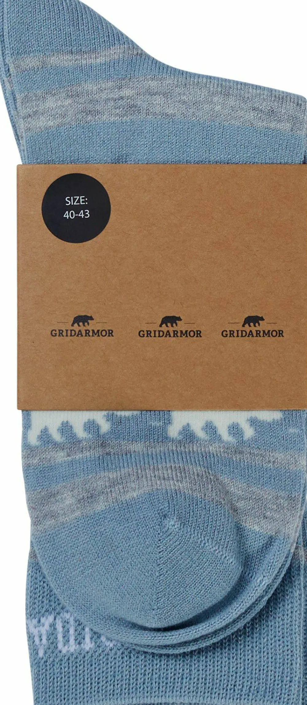 Sale Striped Bear Merino Socks Damstrumpor