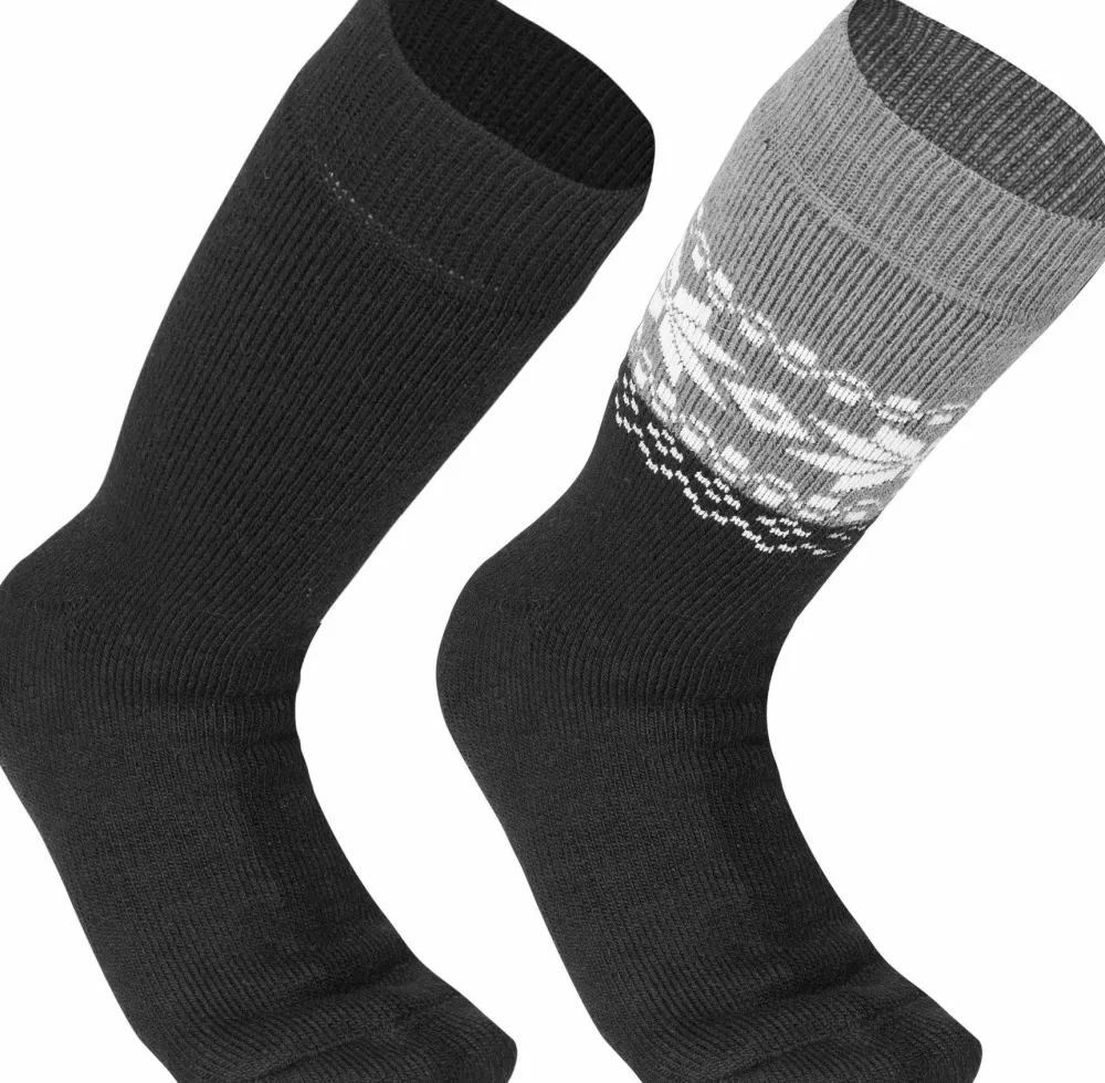 Gridarmor Unisex Alpacka Wool Heritage Socks 2-pack Black Beauty Discount