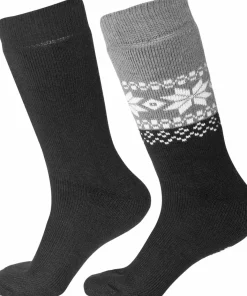 Gridarmor Unisex Alpacka Wool Heritage Socks 2-pack Black Beauty Discount