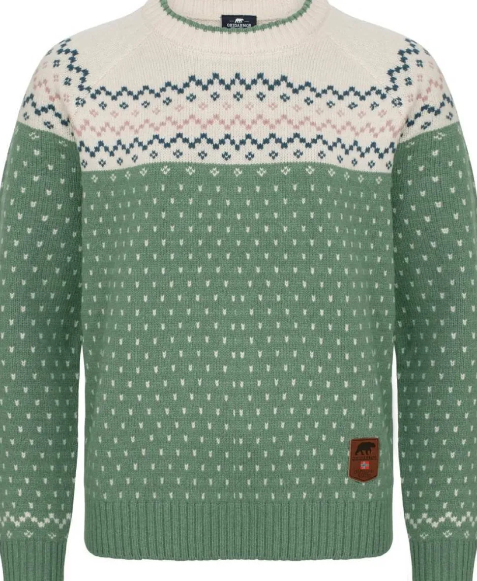 Gridarmor Women's Classic Wool Sweater Green Bay