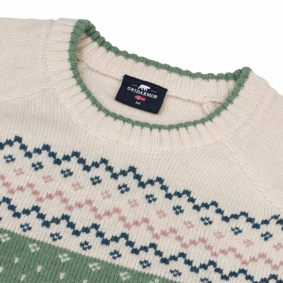 Gridarmor Women's Classic Wool Sweater Green Bay