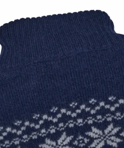 Best Women's Snøkrystall Half Zip Ullgenser Light Grey/Dark Navy/White Damtröjor & Skjortor