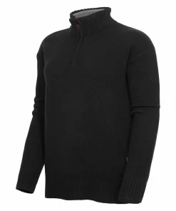 Gridarmor Women's Snøkrystall Solid Hz Ullgenser Black Beauty Hot
