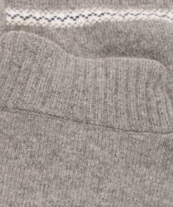 Gridarmor Women's Snøstjerne Full Zip Ullgenser Mid Grey Melange New
