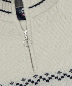 Gridarmor Women's Snøstjerne Half Zip Ullgenser Bright White Best