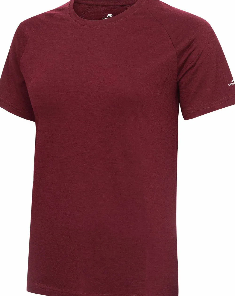 Gridarmor Women's Thin Merino Tee Tawny Port Best
