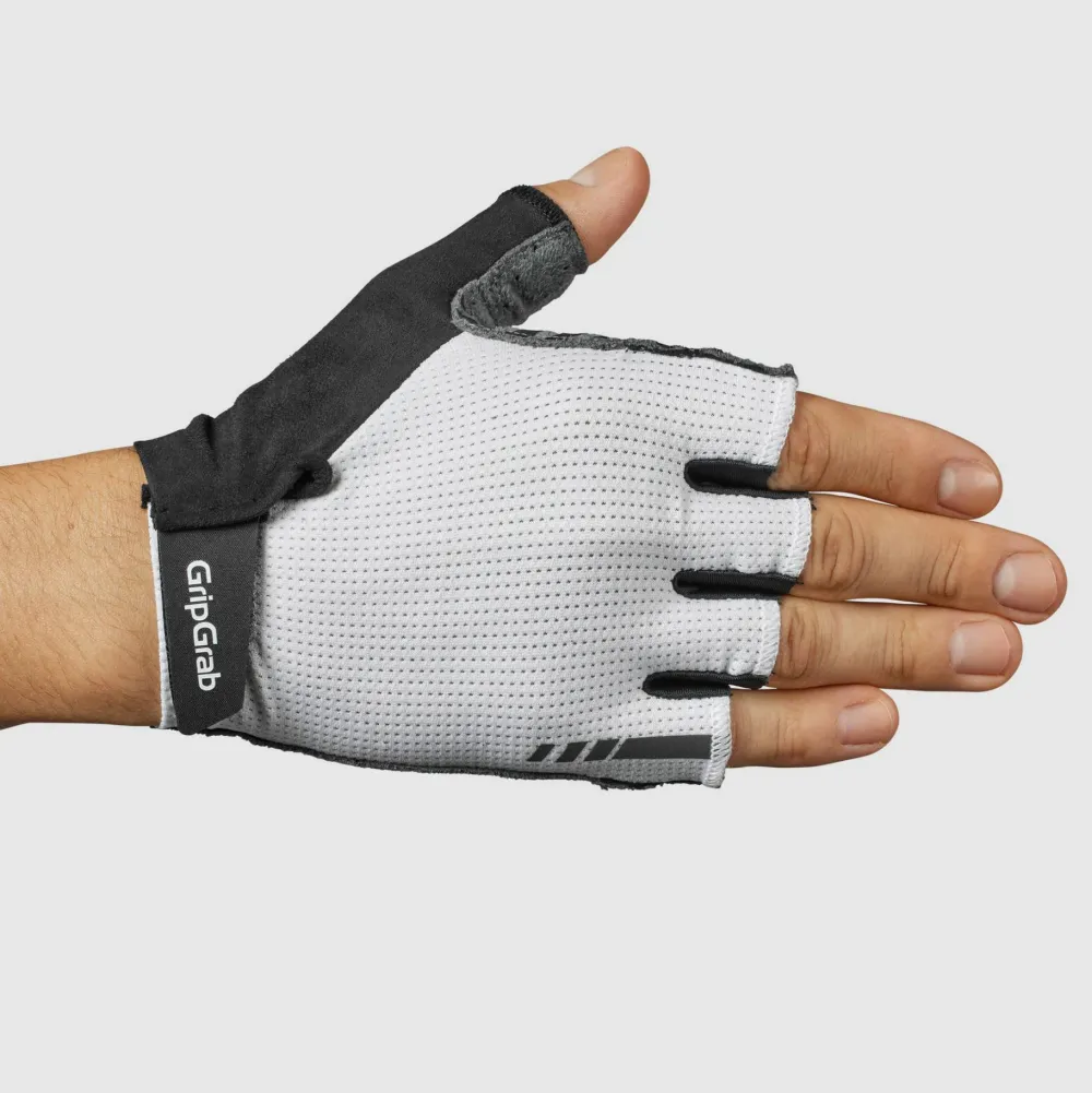Gripgrab Expert RC Max Padded Short Finger Summer Gloves White Outlet