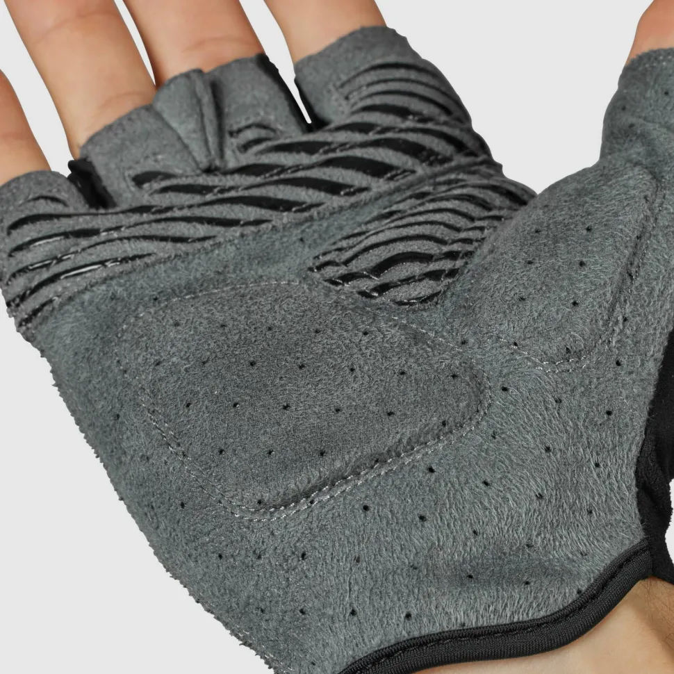 Gripgrab Expert RC Max Padded Short Finger Summer Gloves Yellow Hi-Vis