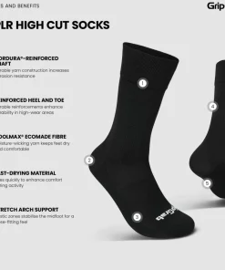Gripgrab EXPLR High Cut Socks Black