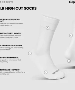 Gripgrab EXPLR High Cut Socks White Hot