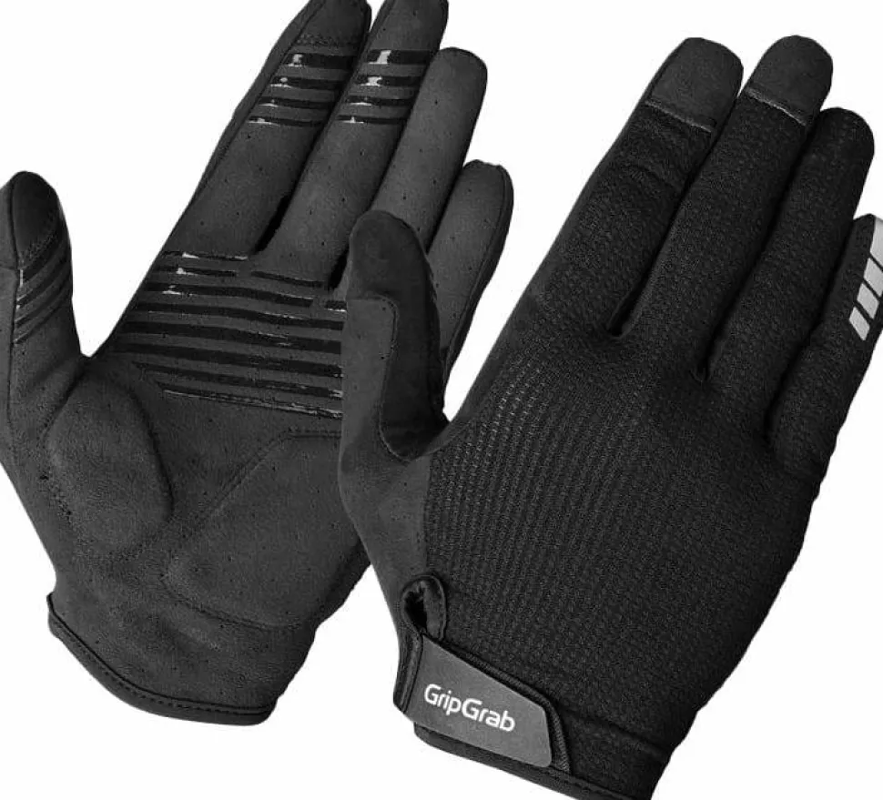 Gripgrab Explr Padded Full Finger Summer Gloves Black