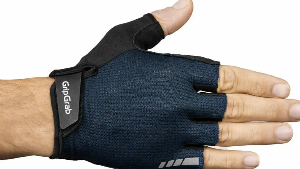 Gripgrab Explr Padded Short Finger Summer Gloves Navy Blue Outlet