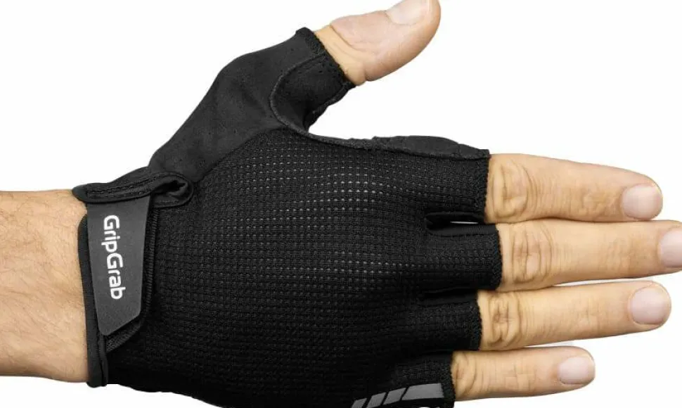 Gripgrab Explr Padded Short Finger Summer Gloves Black