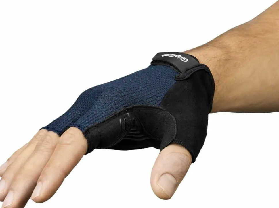 Gripgrab Explr Padded Short Finger Summer Gloves Navy Blue