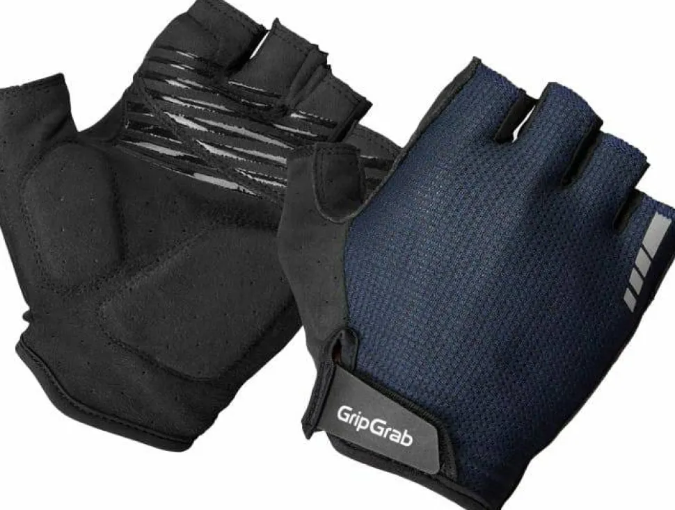 Gripgrab Explr Padded Short Finger Summer Gloves Navy Blue