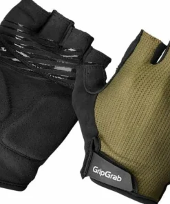 Gripgrab Explr Padded Short Finger Summer Gloves Olive Green Best