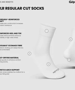 Best EXPLR Regular Cut Socks Damstrumpor