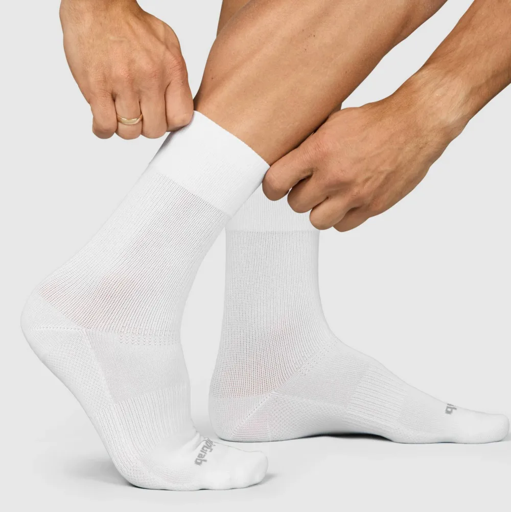 Gripgrab EXPLR Regular Cut Socks White Clearance