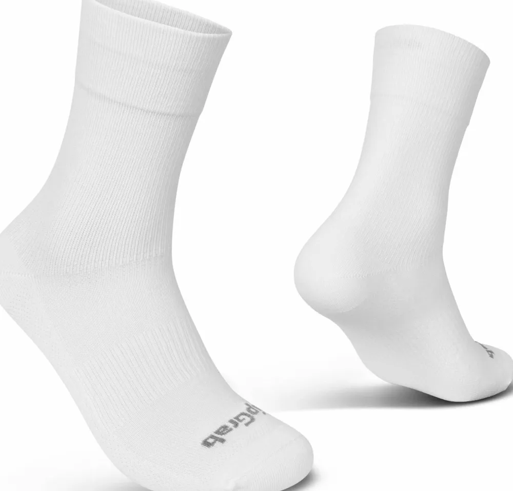 Gripgrab EXPLR Regular Cut Socks White Clearance