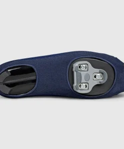 Gripgrab Flandrien Waterproof Knitted Road Shoe Covers Navy Blue