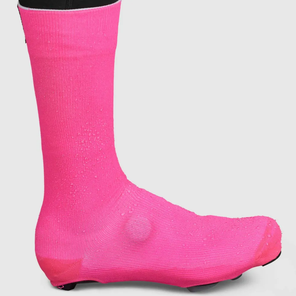 Gripgrab Flandrien Waterproof Knitted Road Shoe Covers Pink Discount
